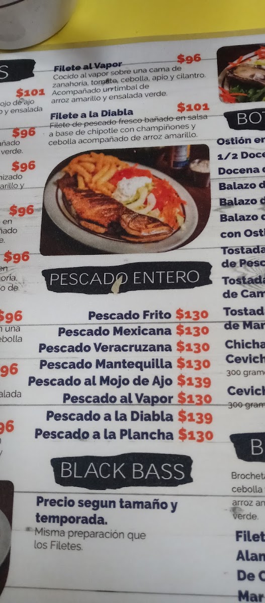 El Piscis Ostionería y Mariscos Menu - Image 3