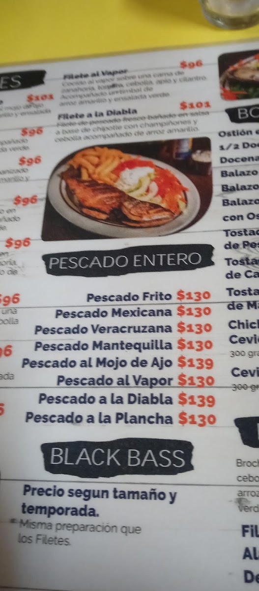 El Piscis Ostionería y Mariscos Menu - Image 4